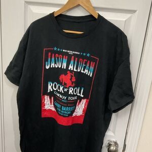 Jason Aldean Rock N' Roll Cowboy Tour 2022 Concert T-Shirt